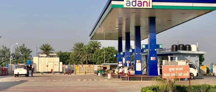 adani cng gas pump station