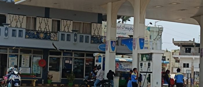 bharat petroleum petrol pump csr murthyugginipalem