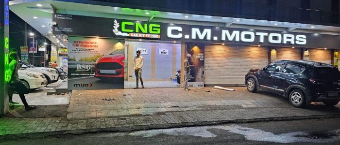 c m motors cng best cng kit fitting for cars in rajkot