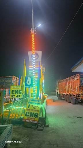 CNG AND EV Station ,Bharat Petroleum Pump