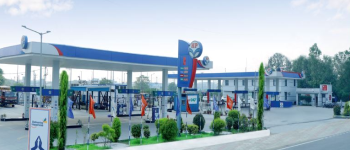 hp petrol pump cng station