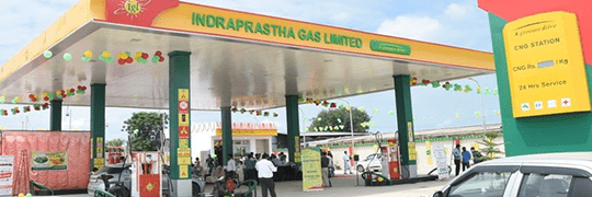 indraprastha gas limited cng station